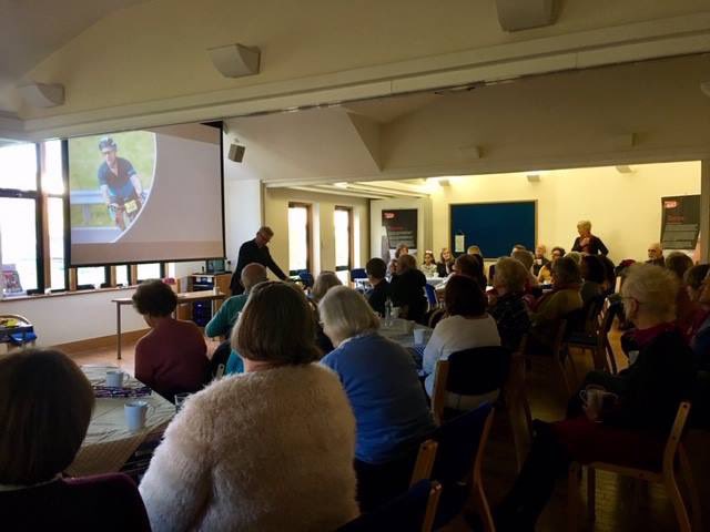 This afternoon we welcomed people from 'Herts Welcomes Syrian Families' to tea in Church House and to hear from David about his bike ride to Rome which raised £6,000 for the charity.  

Pictured with David is one of the Syrian Kurdish families who moved here 18 months ago.