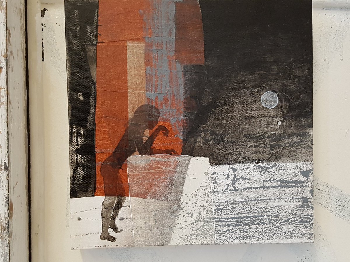 DominigLemoine's tweet photo. Heureux de découvrir au #LaboVictorHugo à #Rouen le poignant travail de l'artiste syrienne Reem Youssef. Où la force d'espérance de l'enfance éclaire la noirceur du quotidien
#artcontemporain 
@CArgeles_rouen https://t.co/KVkzrkWZYh