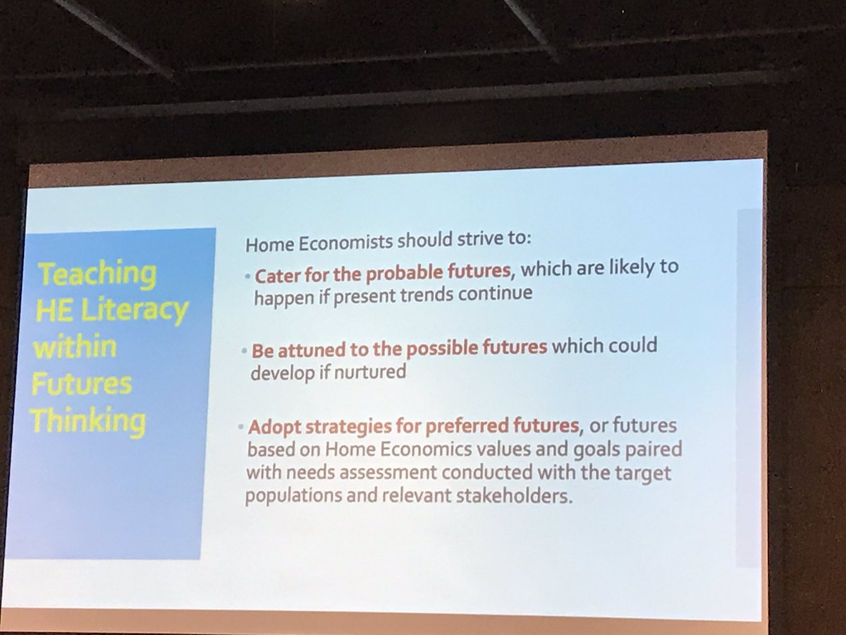 dnembhard43's tweet photo. Moving from a problem solving to futures thinking approach in #homeeconomics #csxv #homeeco #ifhe https://t.co/XHotsHkeVg