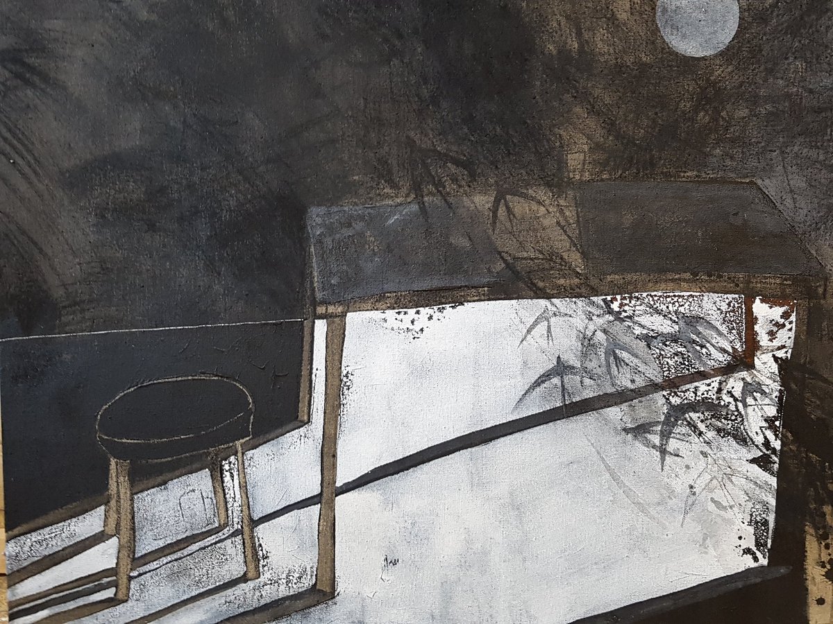 DominigLemoine's tweet photo. Heureux de découvrir au #LaboVictorHugo à #Rouen le poignant travail de l'artiste syrienne Reem Youssef. Où la force d'espérance de l'enfance éclaire la noirceur du quotidien
#artcontemporain 
@CArgeles_rouen https://t.co/KVkzrkWZYh