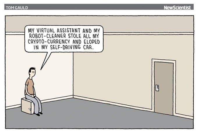 ✨2020✨
#virtualassistant 
#robotcleaner 
#cryptocurrency 
#selfdrivingcar 
#Singularity