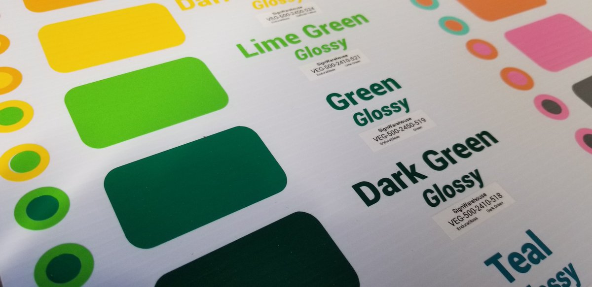JimTiffinJr's tweet photo. Updated our Vinyl Color Samples #precedentstudy w/our most recent selections from @SignWarehouse. This display helps young #MVPSchool creators know what choices are available, and glimpse what's possible. (It also helps me when I have to reorder supplies :-) #MakerEd #makerspace https://t.co/uhWlg5pxAX