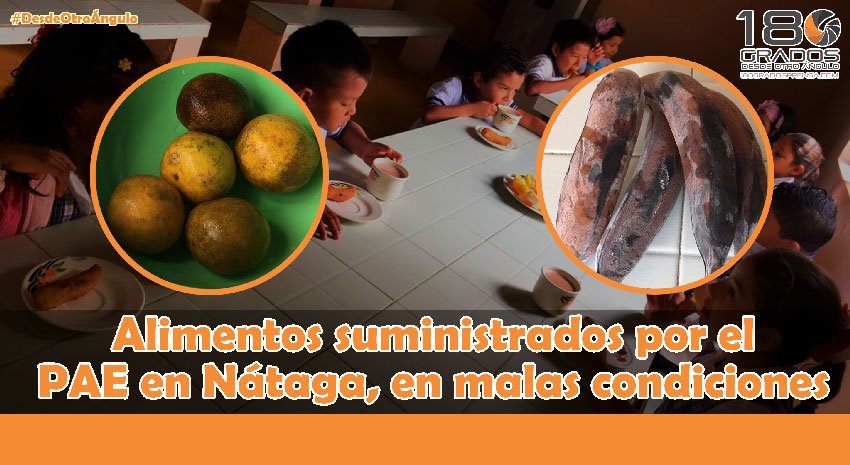 180GradosPrensa's tweet photo. #Podcast🎙 en #DesdeOtroÁngulo | Padres de familia de 849 estudiantes de las 4 instituciones educativas de #Nátaga #Huila denunciaron la presunta baja calidad de los alimentos dados por el #ProgramaDeAlimentaciónEscolar. https://t.co/dcHW42Vhji https://t.co/2pSechYwua