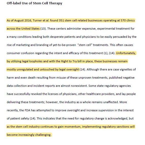 FrankS1956's tweet image. Important perspective by Marilyn K Glassberg group @UMiamiMedicine in @AnnalsATS highlighting abuses in the mesenchymal stem cell “industry” atsjournals.org/doi/10.1513/An…
What your thoughts MRojas @colblackberrys, legitimate @paccm stem cell researcher, and @KaminskiMed?