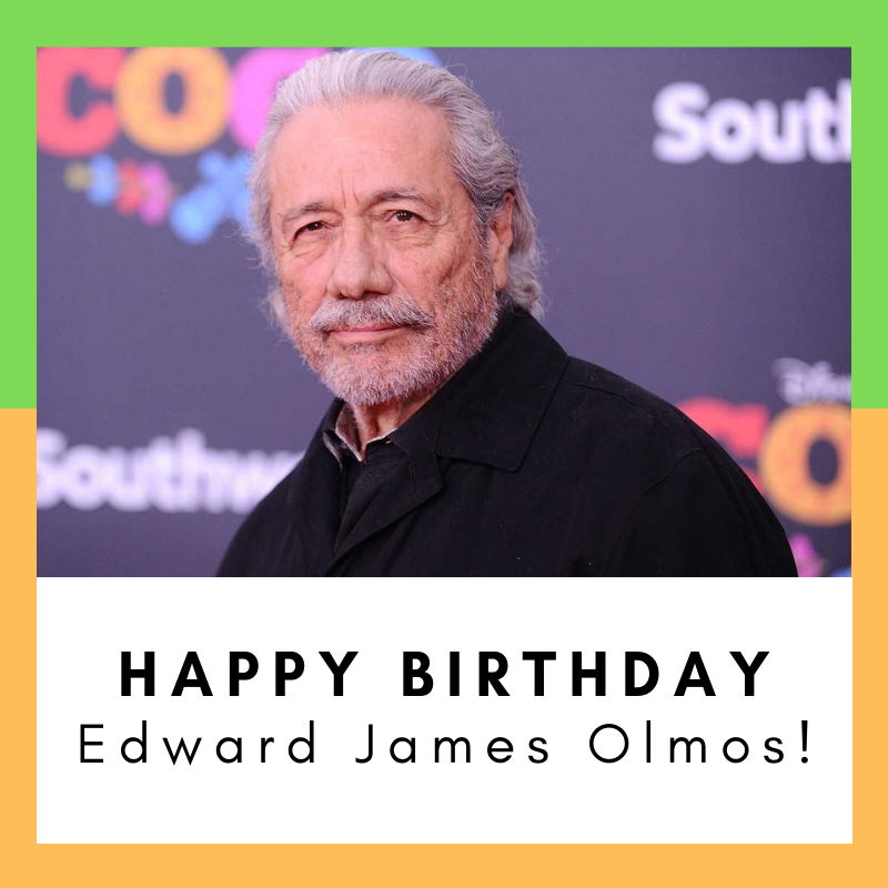 Happy Birthday to L.A. native, Edward James Olmos!    
