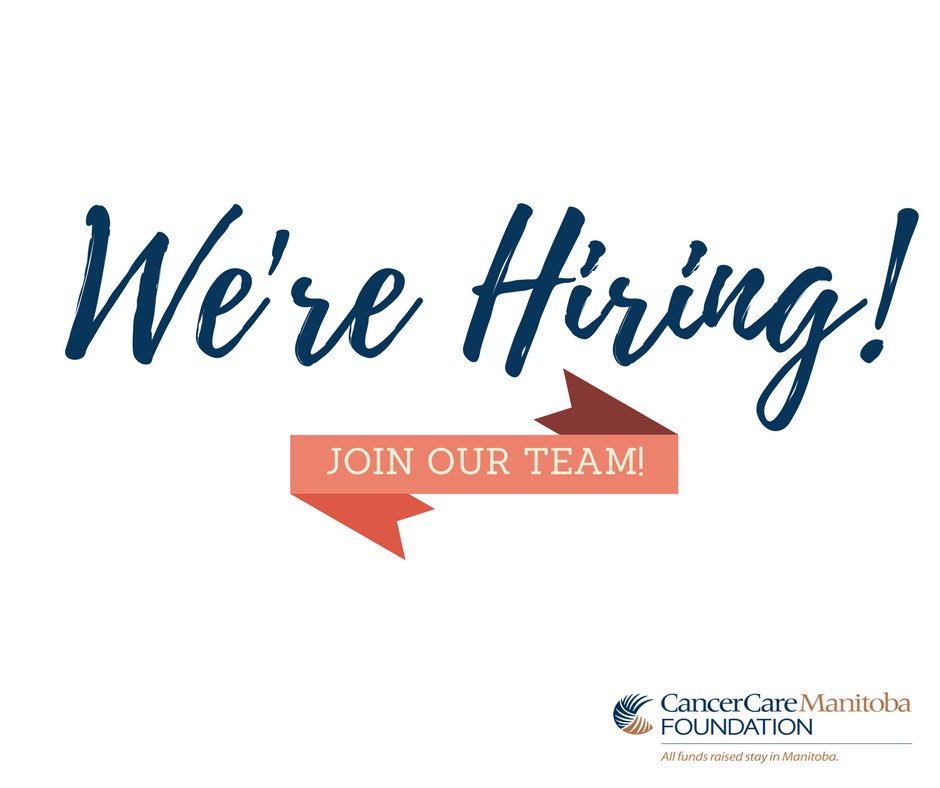 CancerCareMBFdn's tweet photo. Manitoba ... WE'RE HIRING!

A unique opportunity is available for someone holding a passion for data entry AND speaking with the generous donors of the Foundation looking to bring change in Manitoba.

Interested? View the posting:

💻 https://t.co/dCZxu0YtPF

#ManitobaJobs https://t.co/IBp66z0RyB