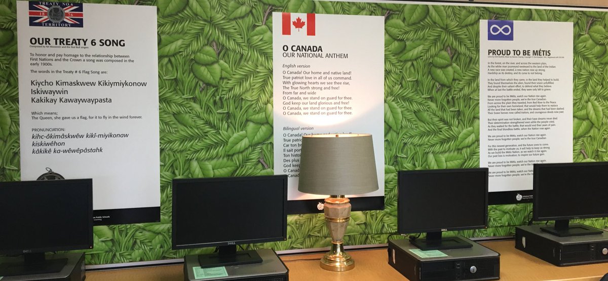 Posters available at SPS printing... #OCanadaNationalAnthem #Treaty6Song #ProudToBeMetisAnthem