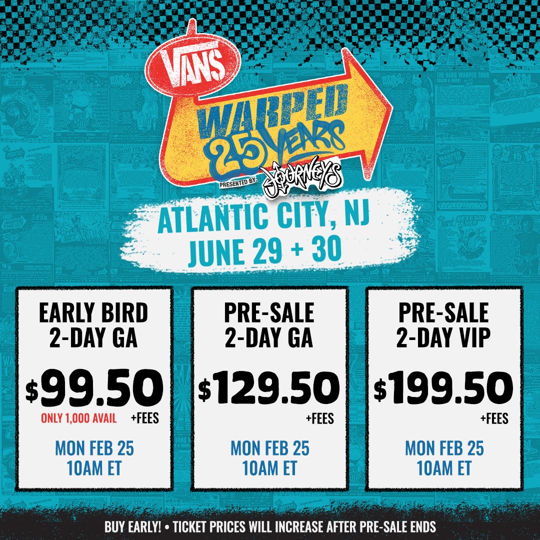 warped tour single day tickets