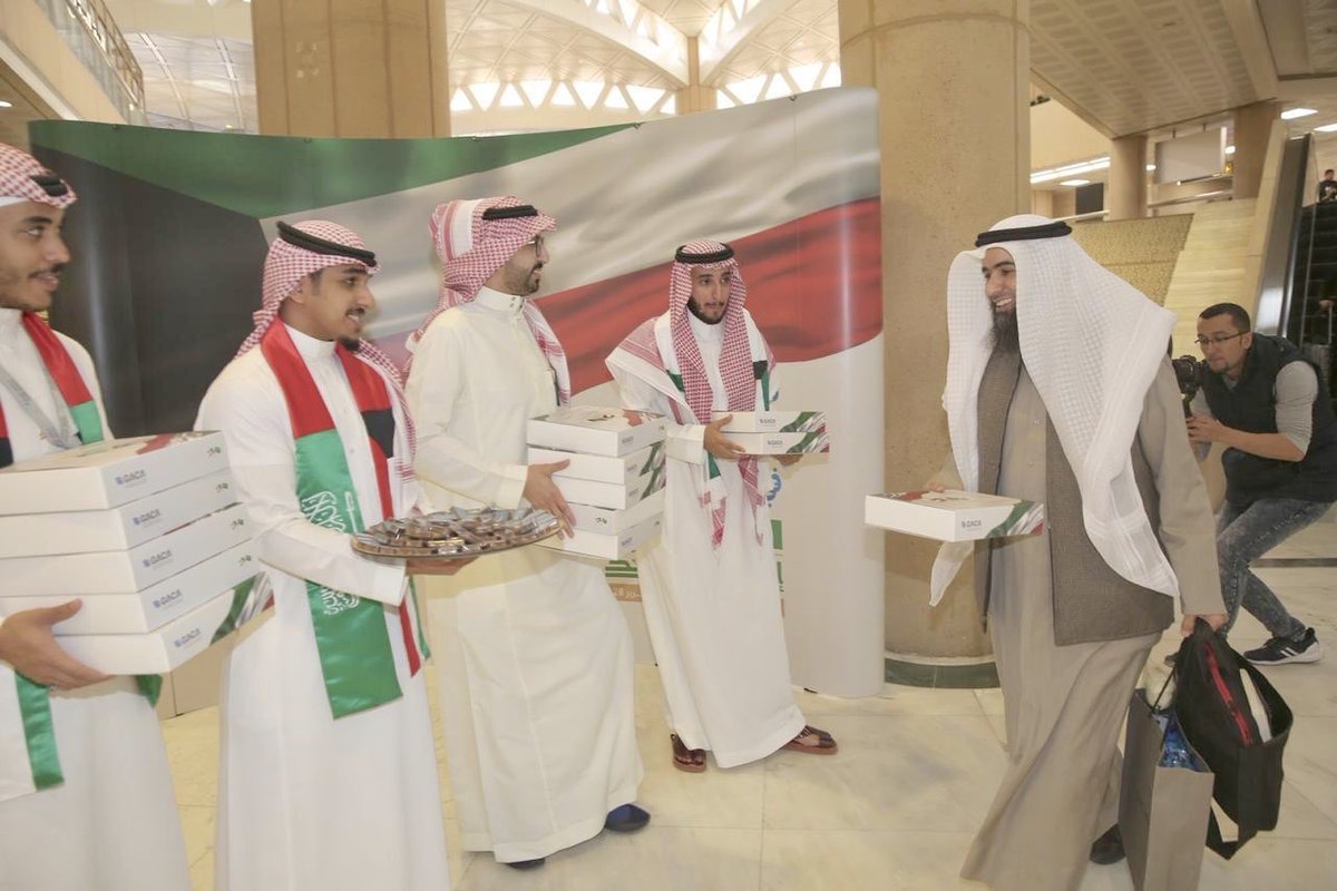 SaudiNews50's tweet image. المطارات #السعودية تُشارك الكويت الشقيقة احتفالها باليوم الوطني الـ٥٨ .

.
#اليوم_الوطني_الكويتي_58
.