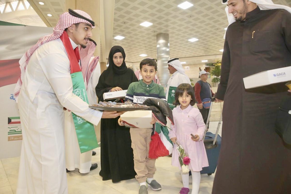 SaudiNews50's tweet image. المطارات #السعودية تُشارك الكويت الشقيقة احتفالها باليوم الوطني الـ٥٨ .

.
#اليوم_الوطني_الكويتي_58
.