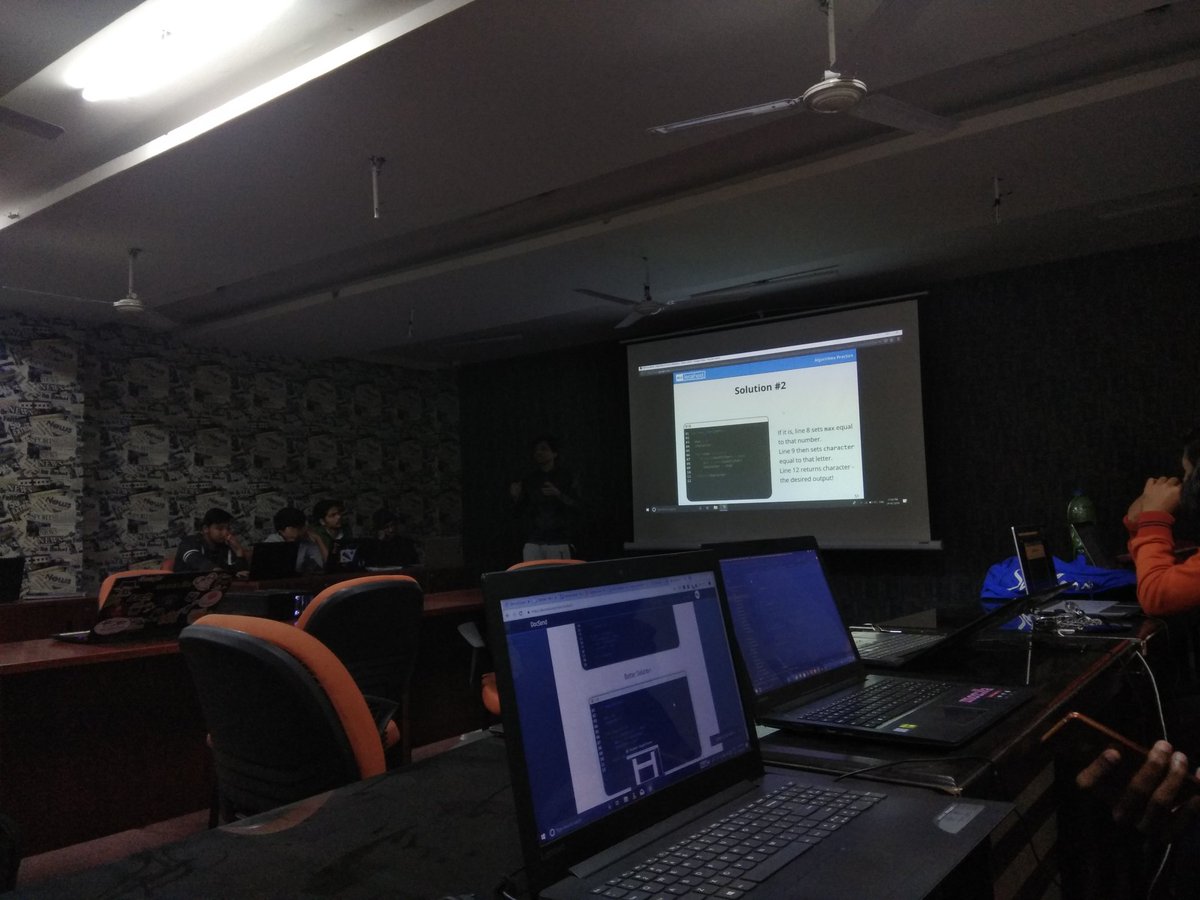 lazycipher's tweet photo. It was an amazing experience at #CodeNights. It was all about #Algorithms and Interview Preparation.
@MLHacks @technojam_gu
#MLHLocalhost #Technojam #CodeNights https://t.co/OoasFInHRf