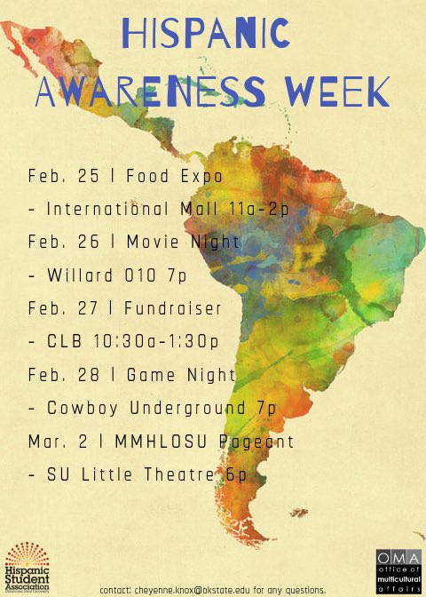 HSA_OSU's tweet photo. Join us and other organizations tomorrow for some yummy food! The weather is looking bright ☀️ Also check out the rest of the week as well! https://t.co/U4HlrbWlyA