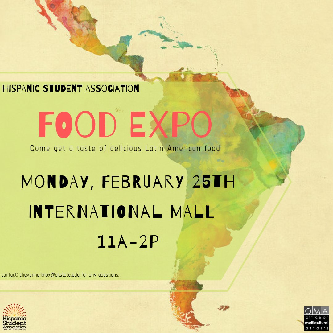 HSA_OSU's tweet photo. Join us and other organizations tomorrow for some yummy food! The weather is looking bright ☀️ Also check out the rest of the week as well! https://t.co/U4HlrbWlyA