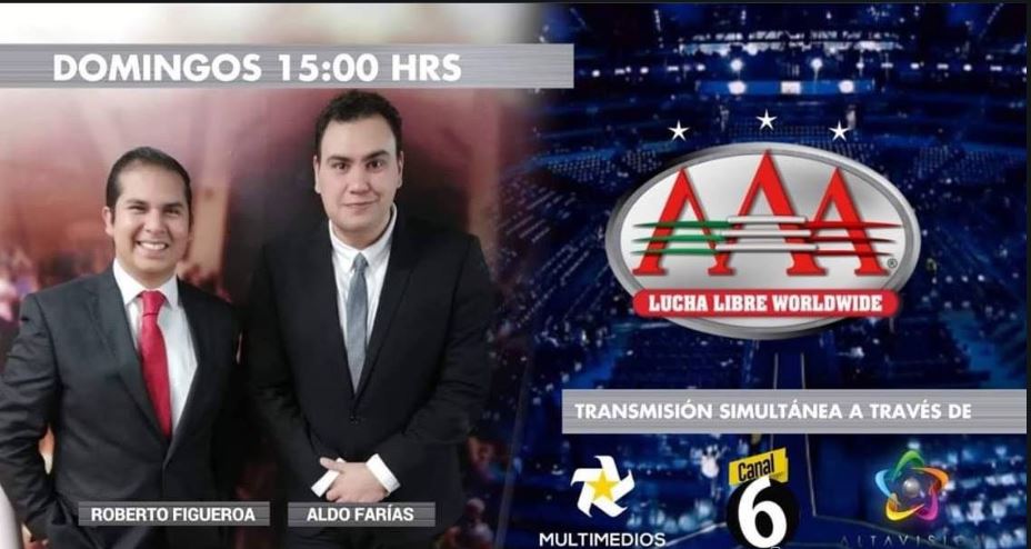 telediario's tweet photo. 🤼♂ | En unos momentos más no te pierdas las Luchas 🅰🅰🅰 por @multimediostv 📺
Acompaña a @AldoFariasGzz y a @RJ_Figueroa en la trasmisión 😎
#AAAenMultimedios | #MultimediosDeportes https://t.co/DvfmXRJz5f