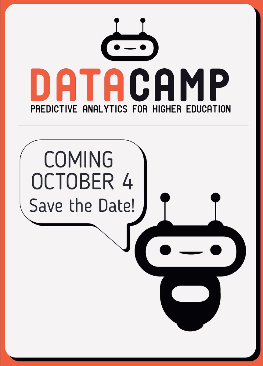 DrMichaelChavez's tweet photo. Exicited to announce #LSC-Montgomery’s 3rd #DATACAMP for #highereducation! #DataTools include #PowerBI, #Civitas, #RapidInsight, #WEKA, #Python, #DUNDERDATA https://t.co/DQvr6PCtCB