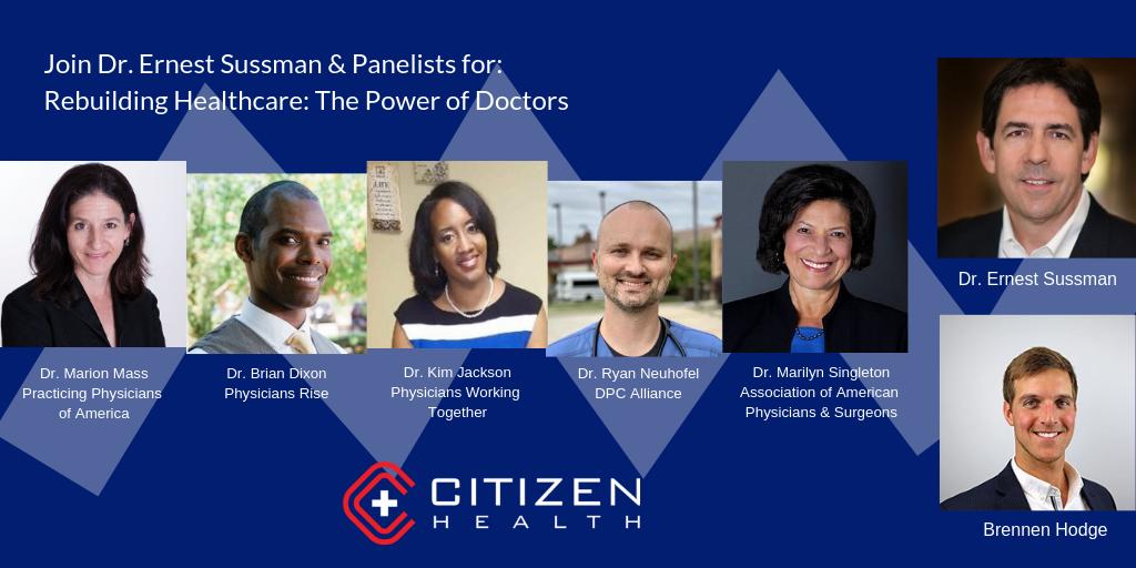 CitizenHealthio's tweet photo. Let's empower Doctors by helping them find excellent networks. Join us for our next Rebuilding Healthcare webinar: The Power of Doctors. This fireside chat will explore the topics of coming together for change.
Save your spot: https://t.co/58LcQ1tyO8
#medtwitter #SundayThoughts https://t.co/9BxEyMH5mY
