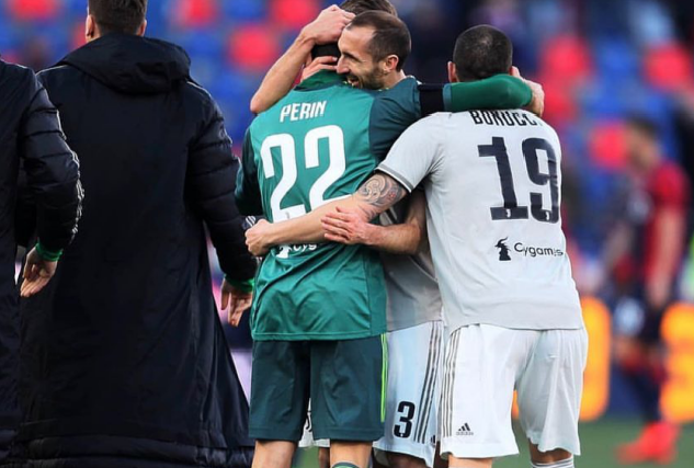 Ci voleva una reazione e abbiamo subito risposto con i fatti. Continuiamo su questa strada. Felice di far parte di questo grande  gruppo. 💪⚪⚫ #BolognaJuve