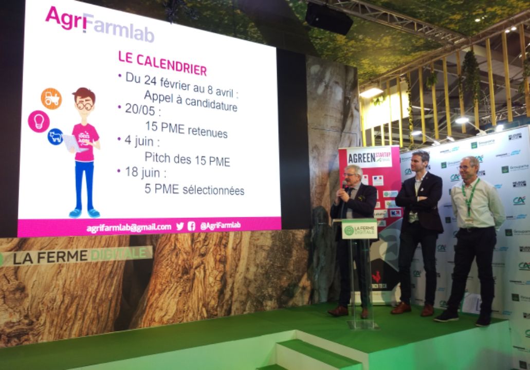 AgriFarmlab's tweet photo. Du 24 février au 8 avril, #AgriFarmLab lance un appel à candidature pour solutions agricoles innovantes. A la clé :
1. Echanger avec des agriculteurs ;
2. Une dotation de 20 000 € ;
3. Un accompagnement « à la carte » des structures partenaires.
🔽https://t.co/AqFRR8byLS https://t.co/9CkCO7cMuC