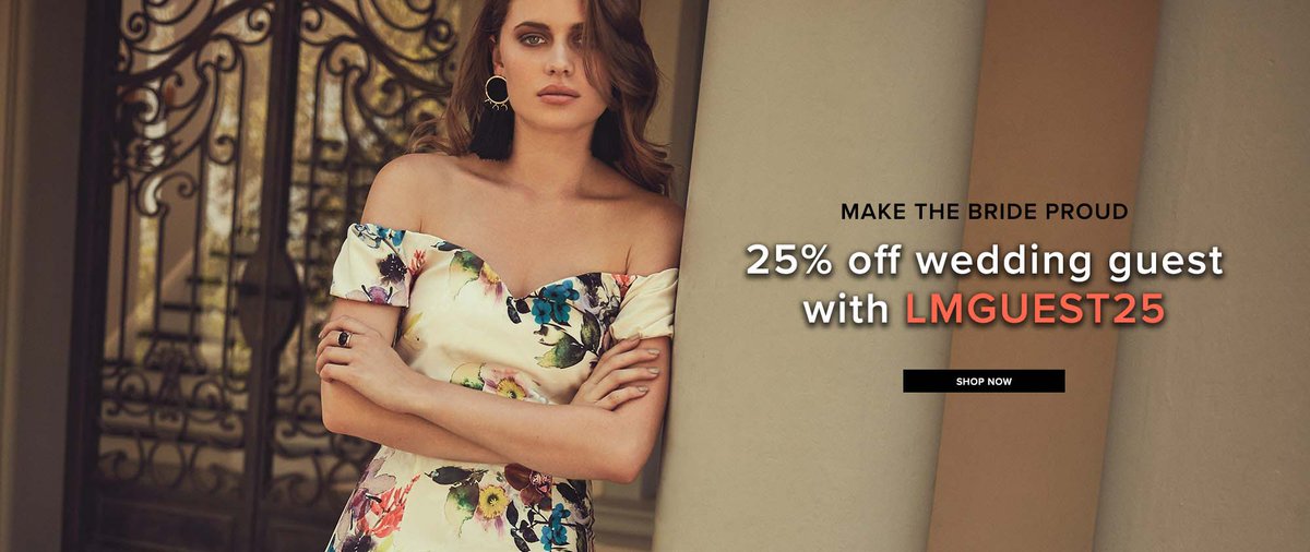 Don't miss this! ✨👑

25% off wedding guest must end at midnight tonight! Shop now with code LMGUEST25 💕 bit.ly/2K0okN3
