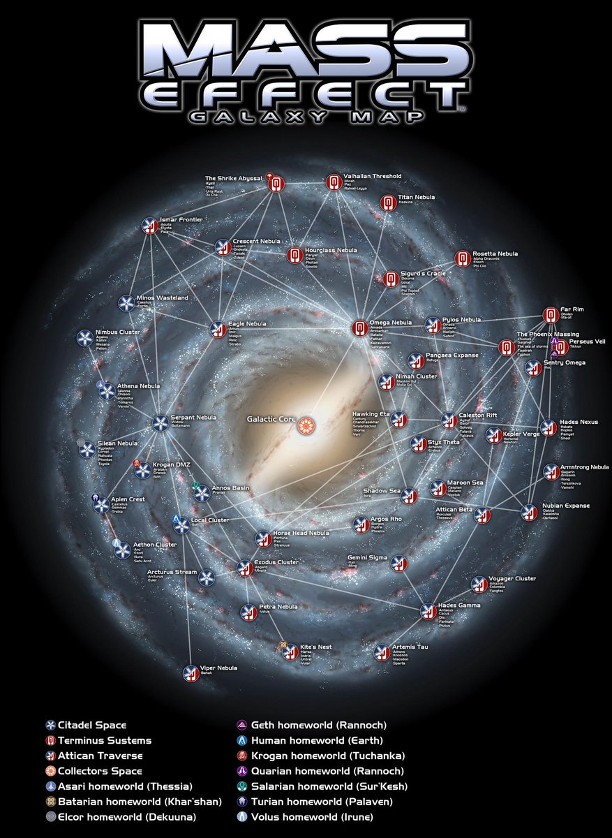 Mass Effect galaxy by Engorn.