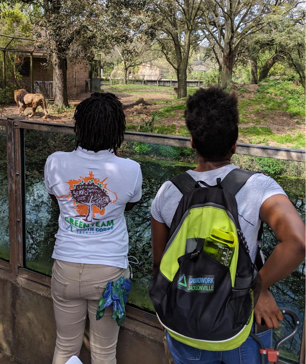 GroundworkJax's tweet photo. Thank you #jaxzooandgardens and #wildprogram for having us at your African American history and culture celebration #Zookofa!
Changing Places. Changing Lives.
#jaxzoo #groundworkjax #gandai #GreenTeam #KHA #youthatwork https://t.co/X1SclYZtlw
