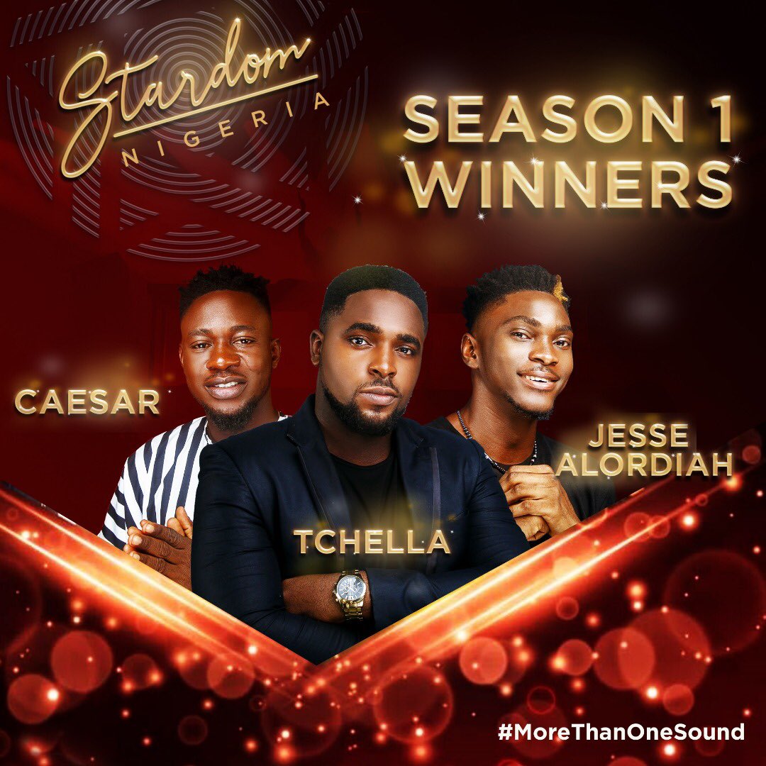DemolaExpoze's tweet photo. Check out @Stardom_Nigeria Season one winners 🙌🏾🙌🏾
Congratulations guys 🎉 #StardomNigeria #MoreThanOneSound https://t.co/RjBgnviVGW