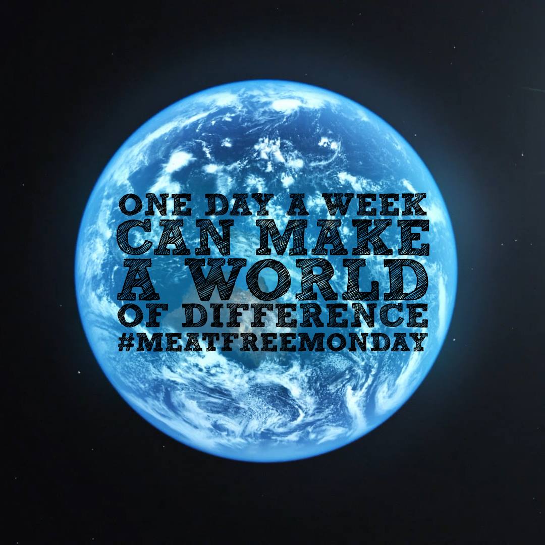 MeatFreeMonday's tweet photo. #OneDayAWeek can make a world of difference! 🌍 Make a change by going #MeatFree tomorrow. https://t.co/dZNPSDdA09