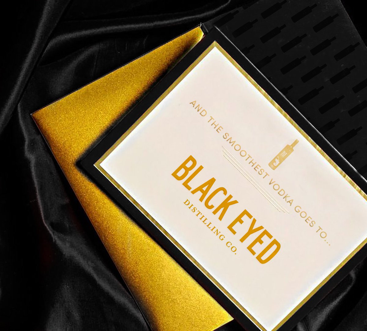 blackeyedco's tweet photo. The critics agree BLK EYE vodka is the smoothest vodka of the year! Bring a bottle of BLK EYE Vodka to any #WatchParty and let the party begin! #BLKEYE https://t.co/rV5kuVruOg