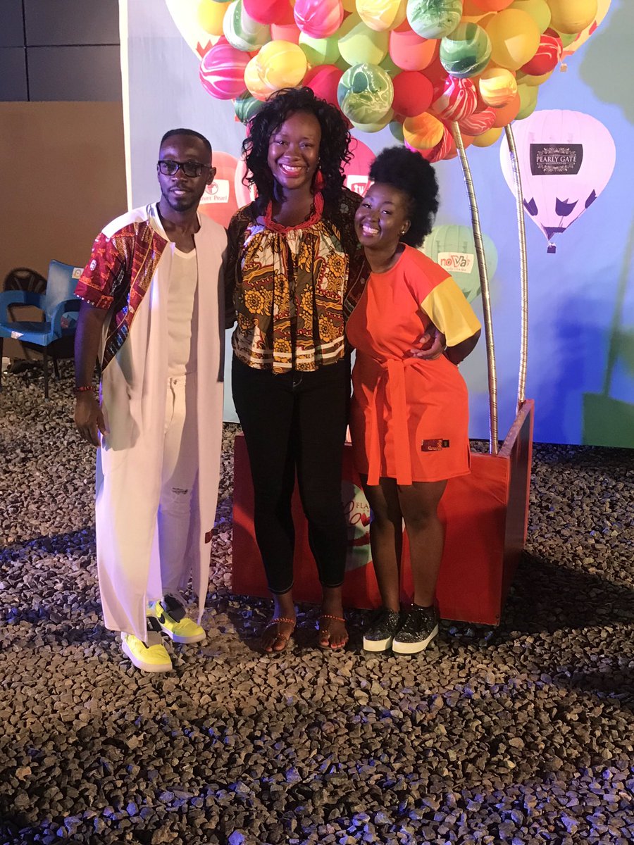drewura's tweet photo. It was an awesome evening last night. Glad to have met my favourite celebrity couple in Ghana @Okyeamekwame and his wife and I must say they are such amazing, humble people!! Much ❤️ #FlauntYourLover19 #pearlygates #wearghana #monthoflove #celebritycouple #swagdoctor https://t.co/LAyDK57994