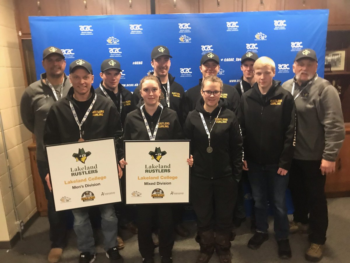 RustlersCurling's tweet image. Rustlers Mixed bring home the silver. Men win bronze to qualify for Nationals in Fredricton in March. #GoRustlers 🥌🥈🥉👍@gorustlers