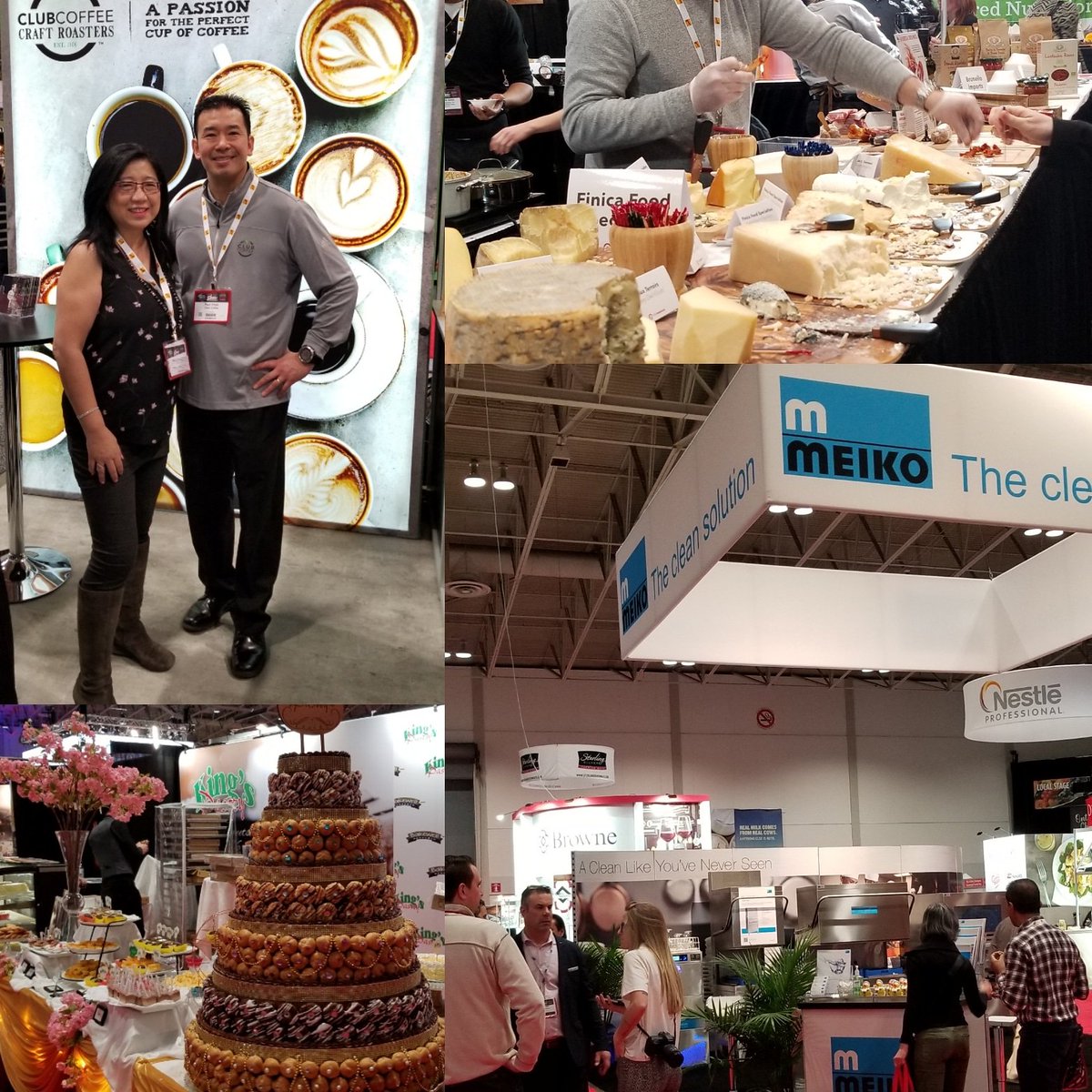 JudyL_88's tweet photo. Saw my old #fritolay colleague Paul at the #clubcoffee booth at the #restaurantscanada show. Lots of great food and equipment! Be sure to drop by @MeikoCanada booth 2831 to say hi. #RCShow19 #foodservice #foodequipment #tradeshow https://t.co/elSFg4NDWE