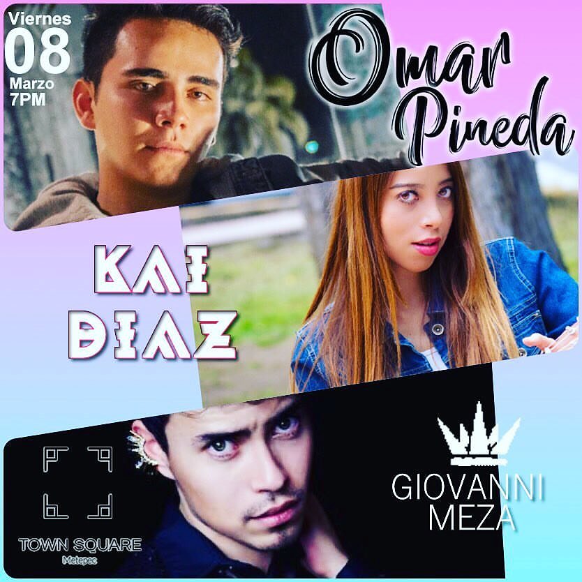omarpbz_fansofi's tweet photo. METEPEC, TOLUCA ✨ 08.03.19 ✨
.
.
Omar estará compartiendo escenario con Kai Díaz y Giovanni Meza en la plaza "TOWN SQUARE" en punto de las 7PM .
.
Cr. @CrishMx https://t.co/J5NIv15Fai