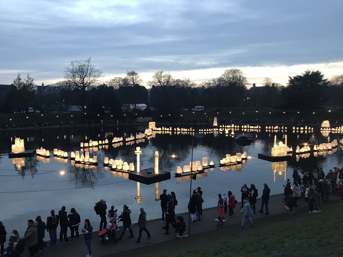 Heath_schoolART's tweet photo. @TheHeathSchool look at the view we had of The Lantern Company at Sefton Park boating lake this evening brilliant 3d work by artists &amp; children https://t.co/rOtJMUq76M