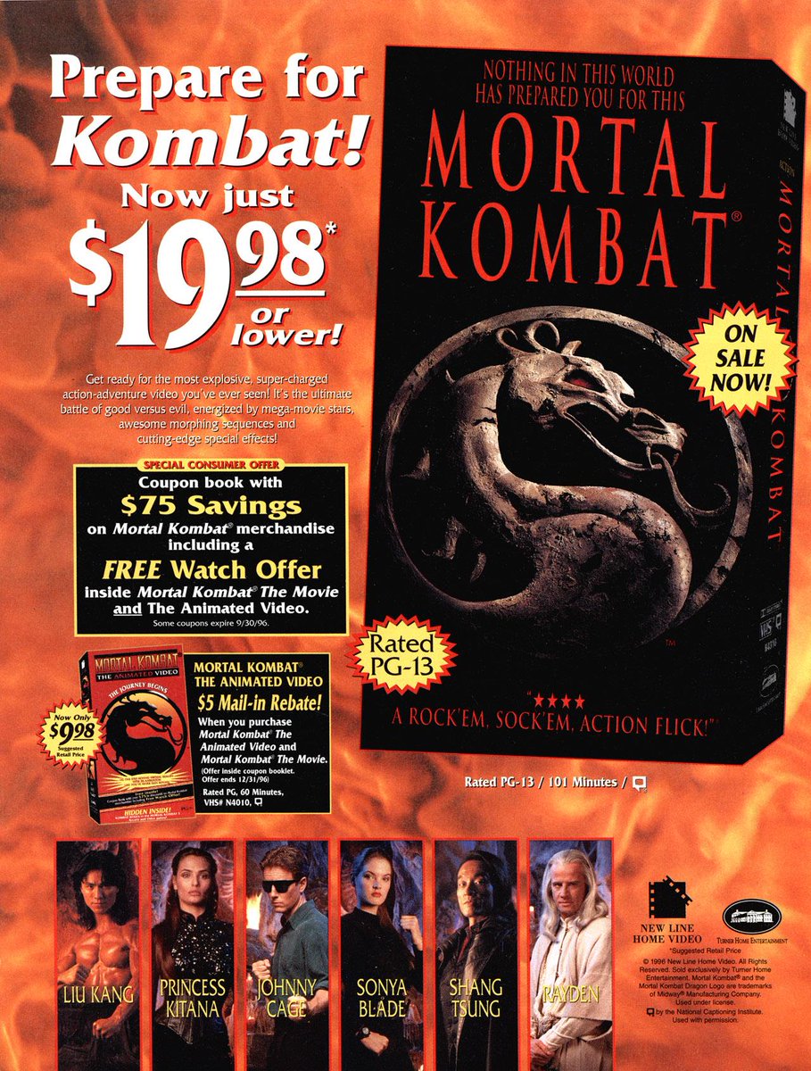 NBA Jam (the book) on X: 1995 print ad for Mortal Kombat II on Sega 32X and PC CD-ROM. / X
