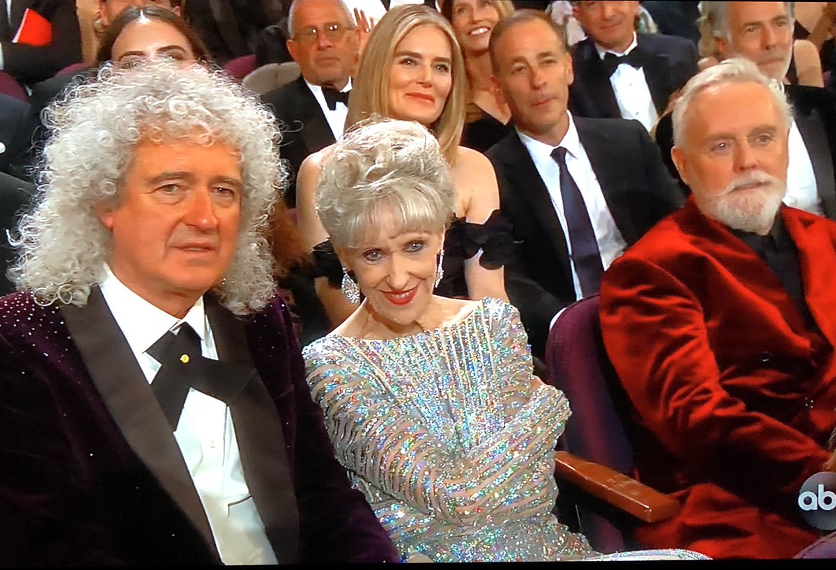 #RockRoyalty @DrBrianMay #AnitaDobson  @OfficialRMT #OSCARS @QueenWillRock @BoRhapMovie @OIQFC