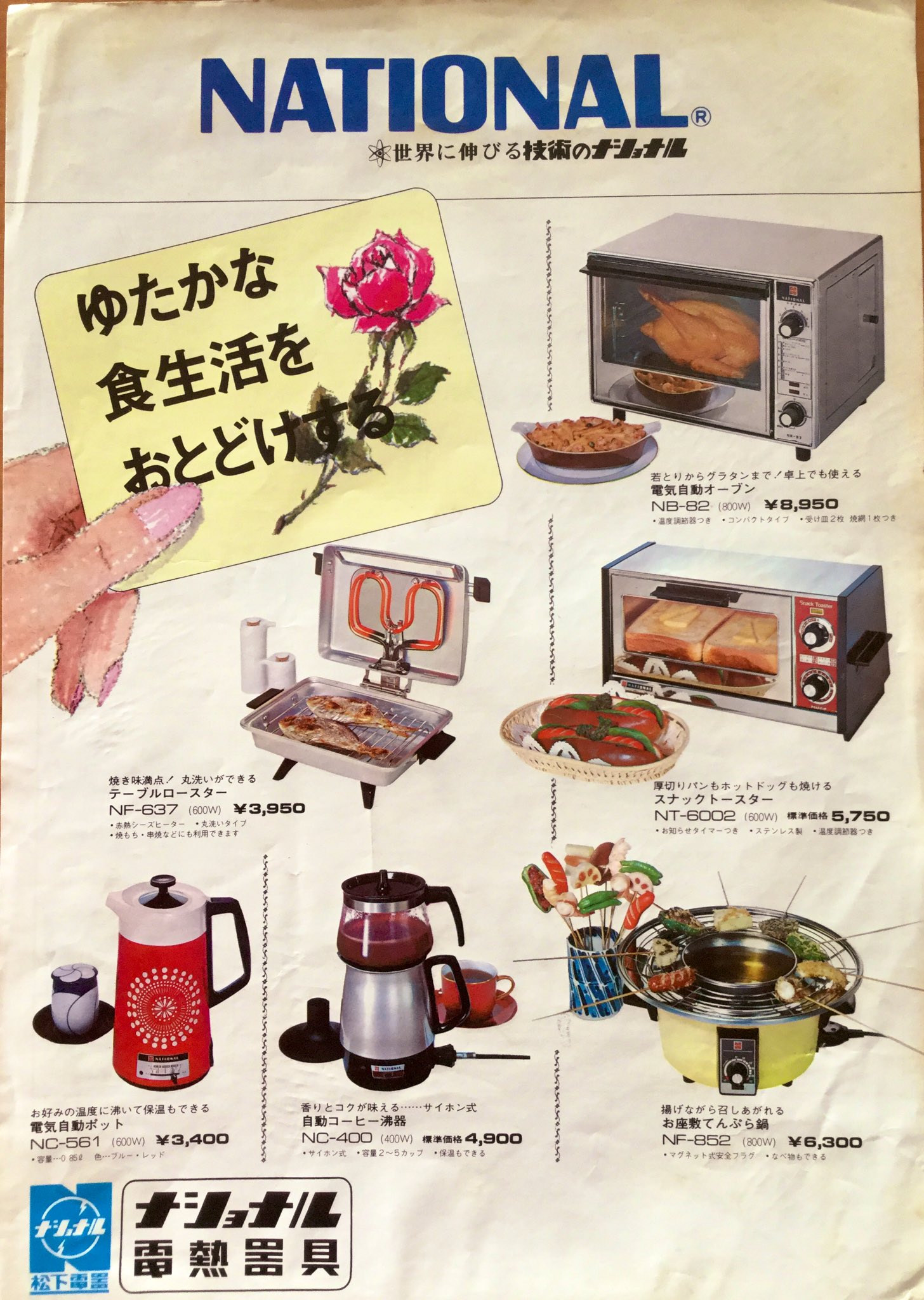 ぽ*ち様 【完動品】ナショナル 電子レンジ WiLL　デザイン家電　昭和レトロ ナショナル Will 電子レンジ NE-R1 レトロデザイン （ 電子