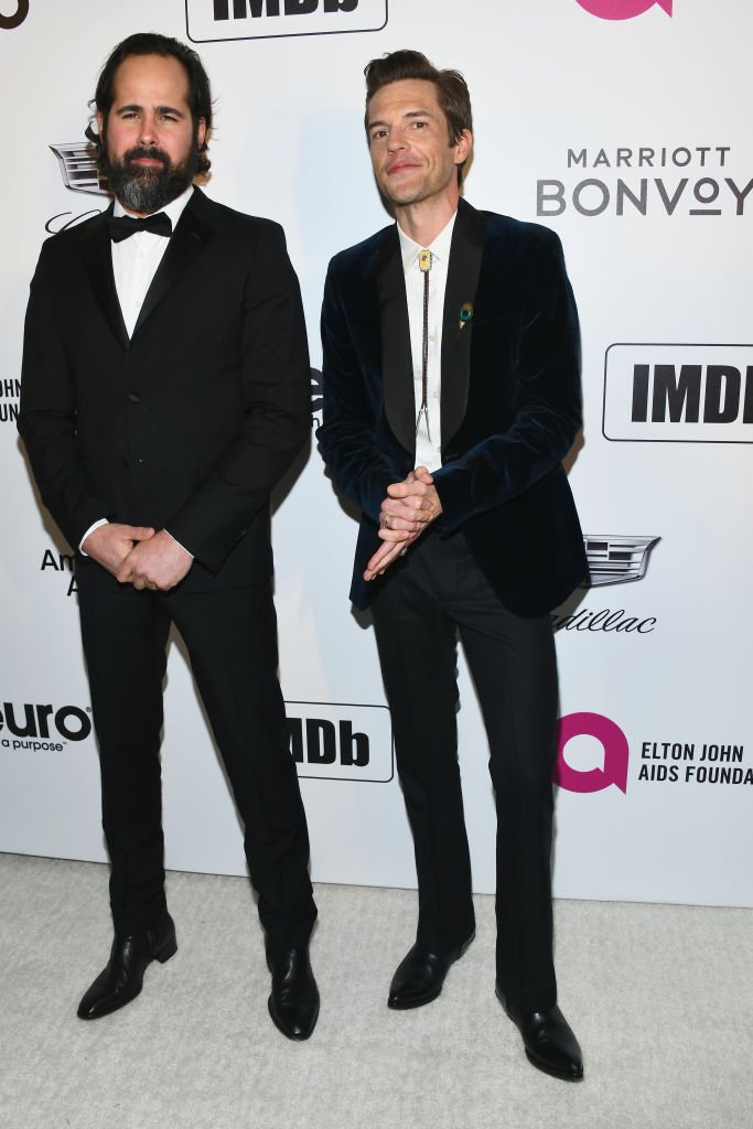 Brandon and Ronnie attend Elton John AIDS Foundation Academy Awards Viewing Party.

#TheKillers #EJAFOscars