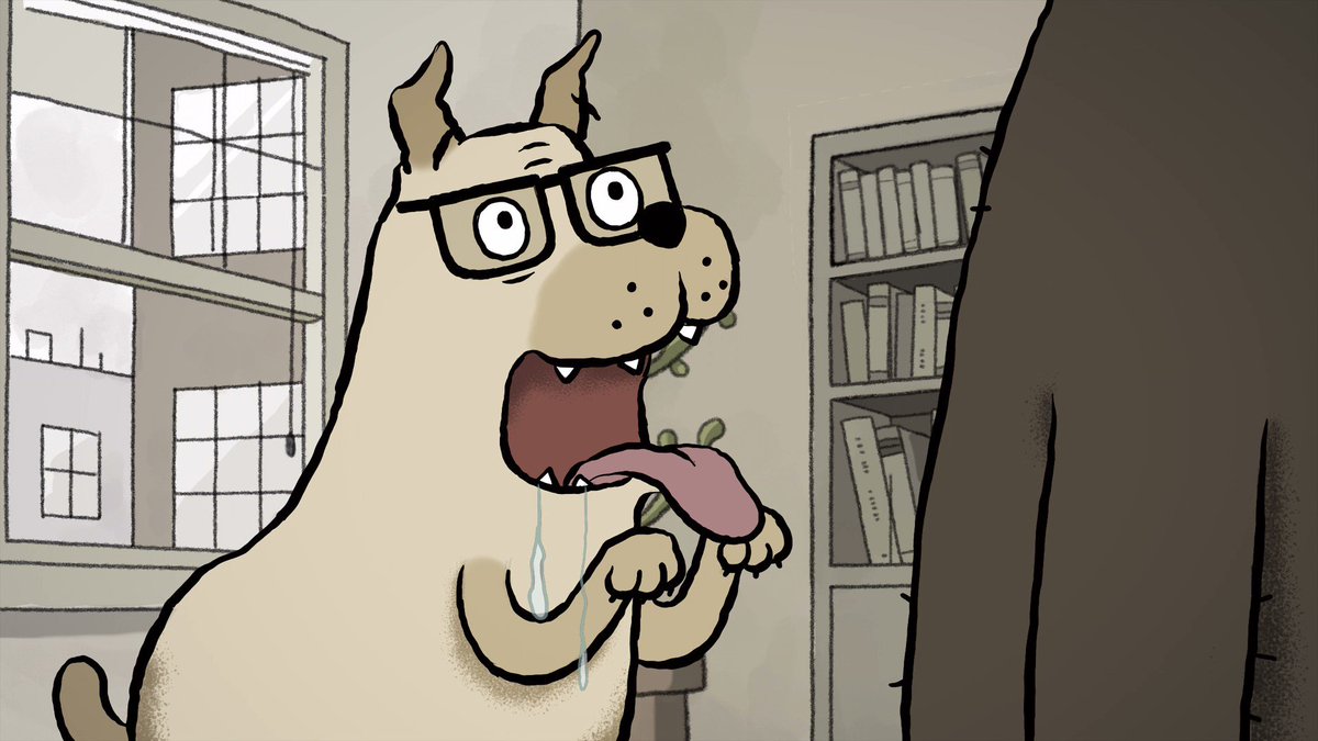 onf's tweet photo. 🐷 DERNIÈRE CHANCE! 🙊
Notre 75e nomination aux #Oscars®, "Zoothérapie" (#AnimalBehaviour) d’Alison Snowden et @DavidFineGuy, est offert en visionnement gratuit jusqu'à minuit! → https://t.co/xp90TK5xSv  (#Canada seulement.) @DogTherapistDr https://t.co/OXV8qmt1Pl