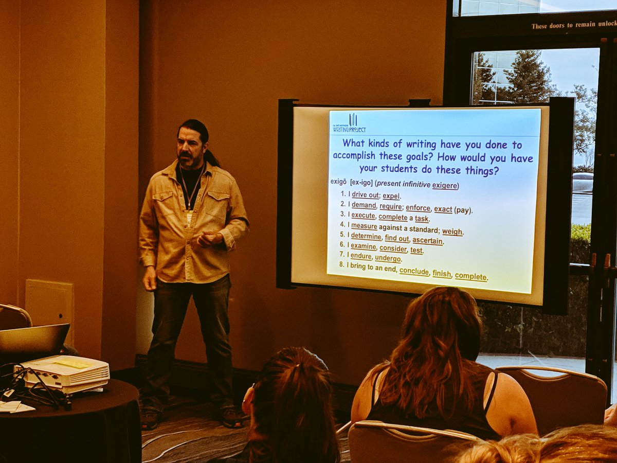 melanieawelsh's tweet photo. Privileged to work with @ResedaCharter English teacher @tomalfera who presented today @Cali_CATE on Empowering Student Writers: Moving From Teacher Agent to Student Agency #CalStateNorthridgeWritingProject @csunorthridge @LAUSDNorthwest @Kelly4LASchools https://t.co/FdqdUBghso