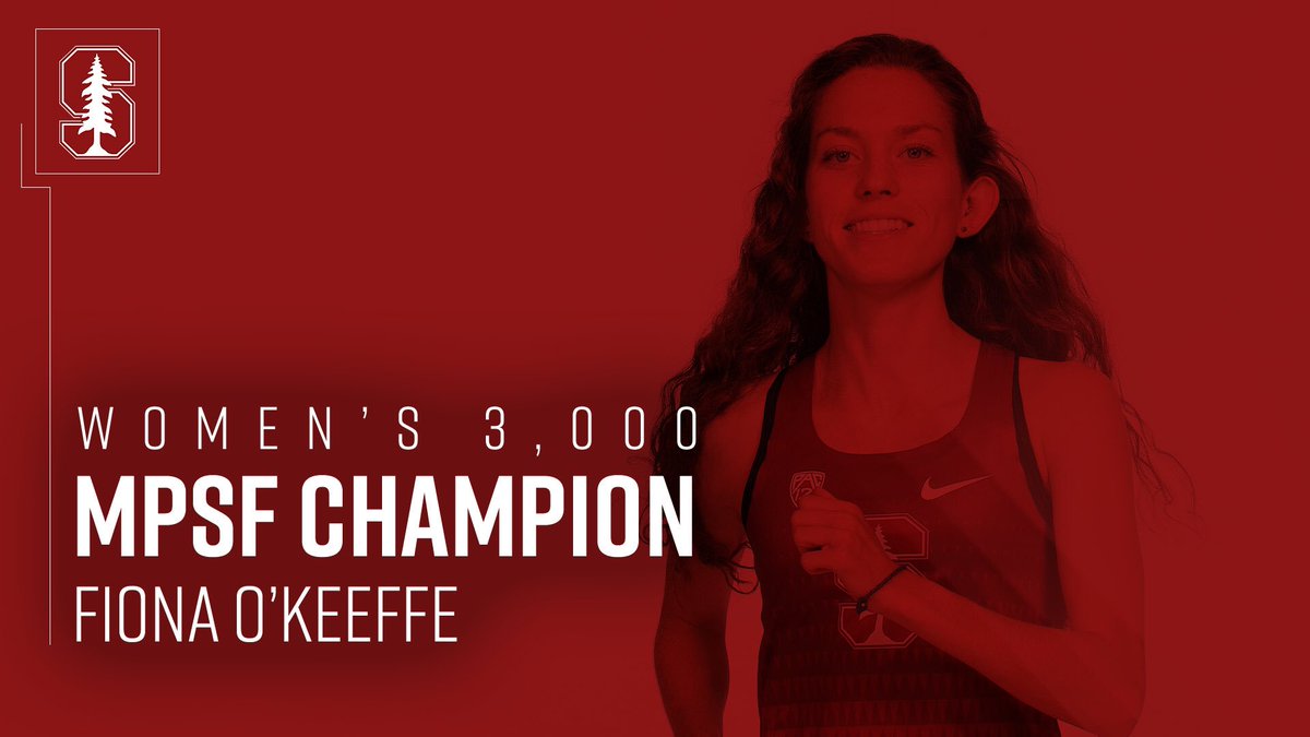 ICYMI: Fiona O’Keeffe was 🔥 against the MPSF field, running 8:58.58 for 3K - the second fastest performance in Stanford history! #GoStanford 🌲
