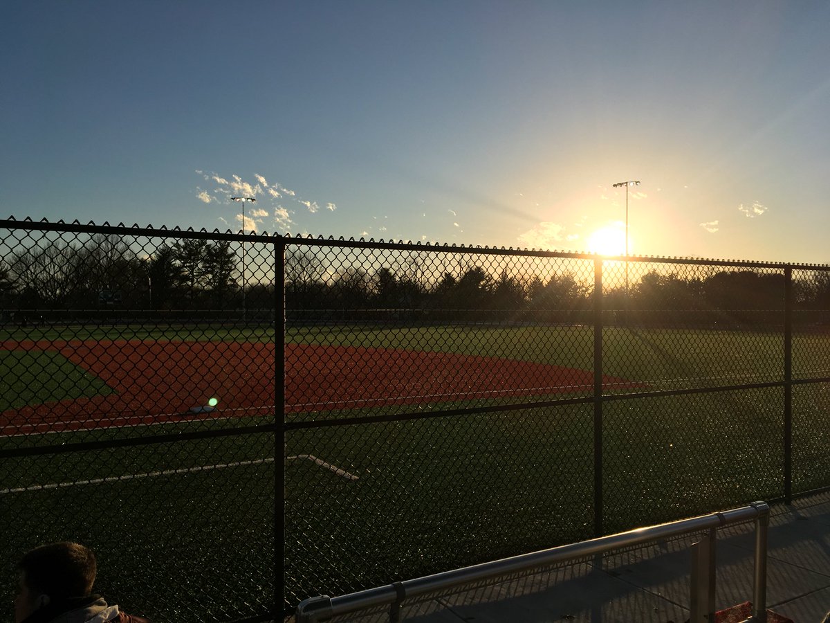 First for me - a sun delay for <a href="/VilleMarauders/">Millersville Marauders</a> baseball