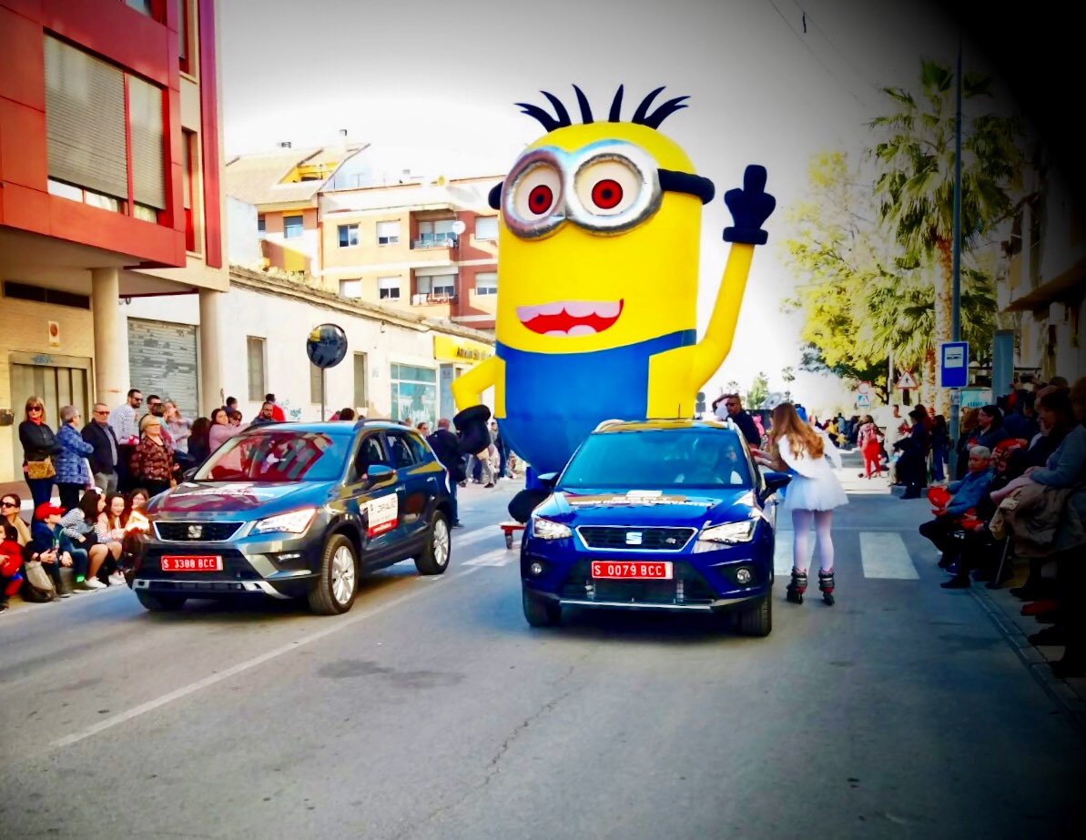 DIFAUTOMOTOR's tweet photo. Colaboración de #SEATDIFAUTO en el Carnaval infantil de #BENIAJAN presentando #ATECA #ARONA
#SEAT #DIFAUTO #SEATDIAUTO #SEATMURCIA #SEATBENIAJAN #ARONA #ATECA #BENIAJAN #MURCIA #ESPAÑA #SPAIN #Carnaval #CarnavalBeniajan #Auto #Car #Carro #Coche #Vehicle #Vehiculo #Autos #Cars https://t.co/k1PVQGN56e