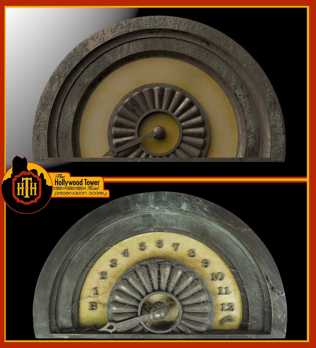 hthpreservation's tweet photo. Going up? This elevator dial is one of the most iconic props in Tower of Terror! We had a lot of fun recreating this in high detail! Check out how it stacks up to the real thing. #towerofterror #disney #disneyparks #towerofterrorreopened #ue4 #elevator #hthpreservationsociety https://t.co/bxLTGbLKDT