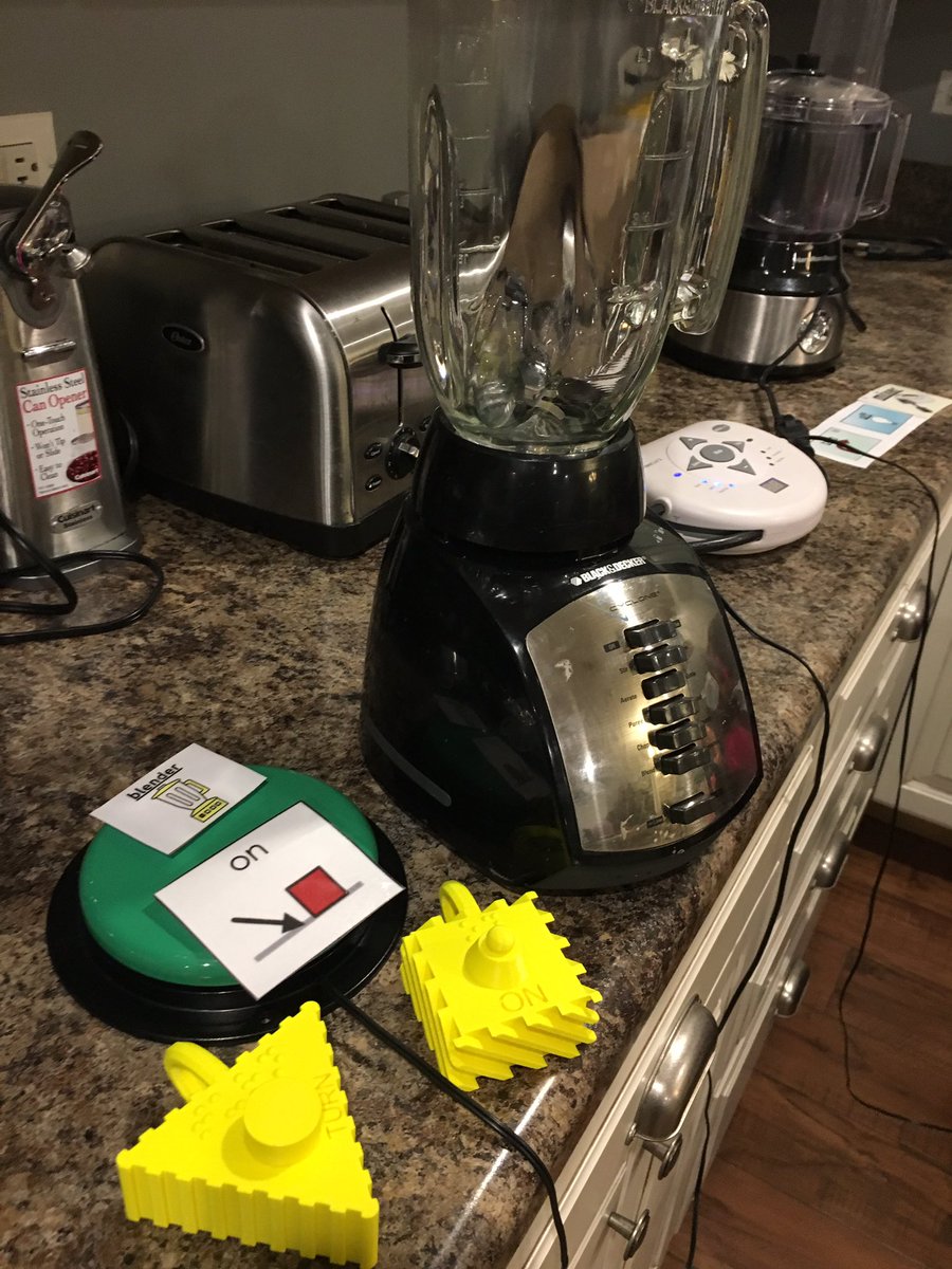 MrsLSheehan's tweet photo. We had a busy day visiting the Adult Transition Program to continue our discussion on energy and electricity. So fun to put what we learn from @n2yinc into real-life application! #CoreWords #AAC #UniqueCurriculum #CHSD218 #AssistiveTech #3DSymbols #ProjectCore https://t.co/arhmS9EfYc