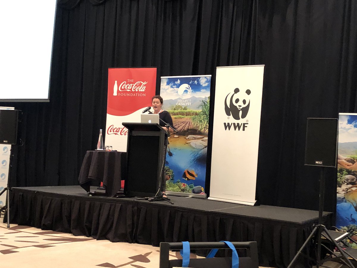 Dr Nicole Robinson discussing how the #sugarcane industry can increase nutrient use efficiency in their crops at #projectcatalyst <a href="/CocaCola/">Coca-Cola</a> <a href="/WWF_Australia/">WWF_Australia</a>