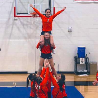 UTTyler_Spirit's tweet photo. Jumping 4 joy leaving w. A win. Team2 has been the definition of resilient this weekend &amp; their character was incredible cheering on every team, win or loss - selfless lights representing UT Tyler everything I could have imagined and more💪🏼- Coach Maggie #UTTyler #STUNTtheSport https://t.co/WkXQ3mA6n6