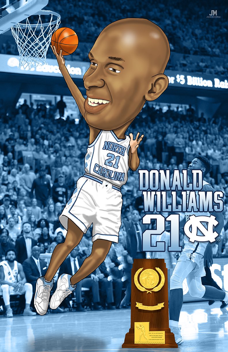 Happy birthday to Donald Williams, Tar Heel Legend and National Champion!   