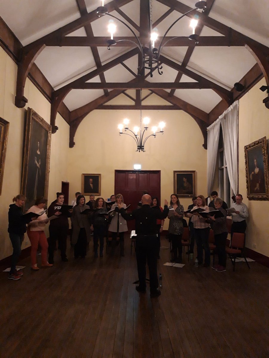 caeciliana's tweet photo. Great rehearsal tonight at @Clandeboye for our Spring Celebration in Words and Music on Sat 2 March. Really looking forward to performing in this very distinctive venue. Bar service available before the concert and at the interval. Tickets (£16) on sale at https://t.co/y7AsTHoeKf https://t.co/eMmNQVcx1y
