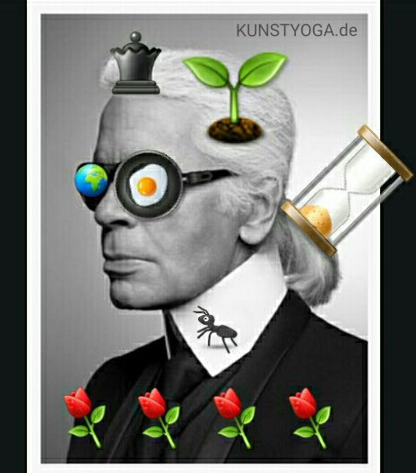 KUNSTYOGA's tweet photo. "#Fashion is like a perfect #friedegg" (#Mode ist wie ein perfektes #Spiegelei) / KL 1933-2019 🍳 #KarlLagerfeld #RIPKarlLagerfeld #catwalk #ParisFashionWeek #modeschöpfer #fashiondesign #fashionstyle #ModelMale #fashionnova #topmodel #MissGermany #MissUniverse #BeautyFromFrance https://t.co/H4Z8ymuHHg