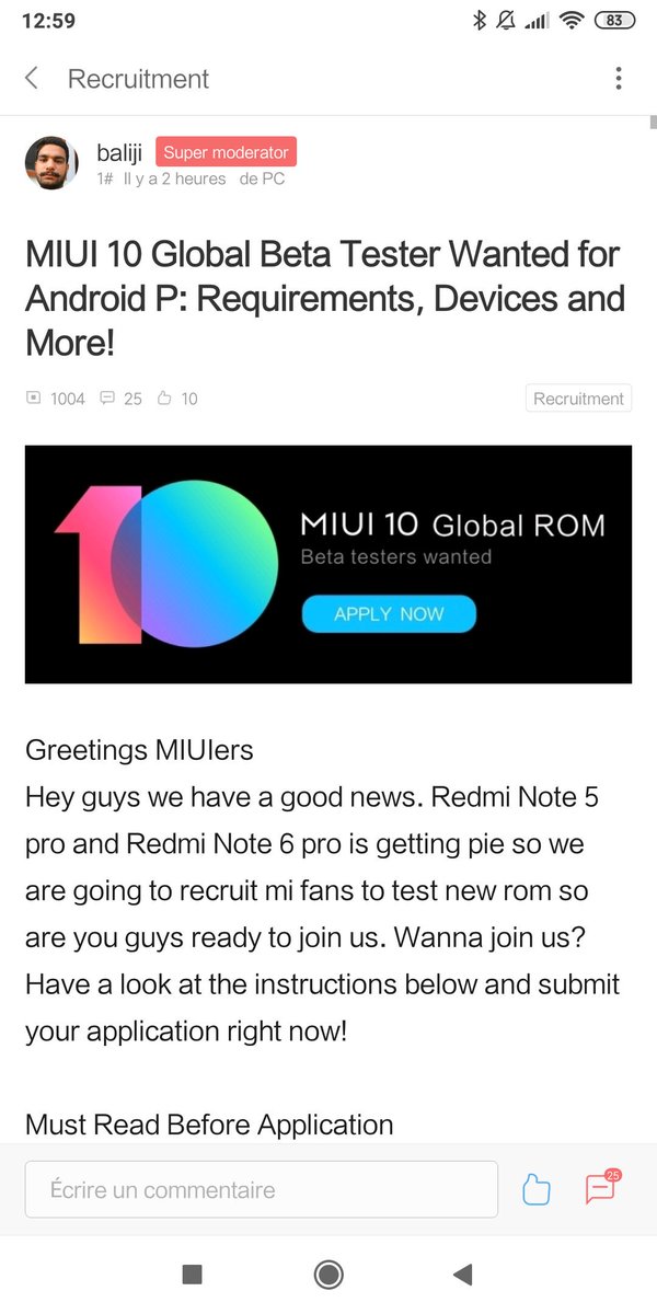 zekarant's tweet image. Les mecs, @DaddyDtech l&apos;avaient dit en septembre, les Redmi Note 5 Pro (Whyred) donc Redmi Note 5  chez nous etes Redmi Note 6 Pro vont recevoir Android Pie, les meilleurs de l&apos;entrée de gamme ! #Xiaomi #AndroidP